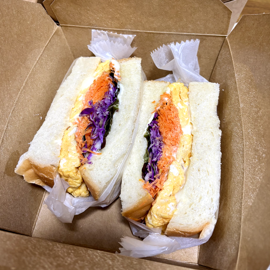 ハナサクプラスさんのオムレツサンド🥪